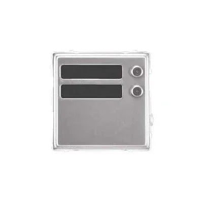 Modulo Urmet 1148/12 In Alluminio Anodizzato Con 2 Pulsanti Di Chiamata E Illuminazione LED Verde