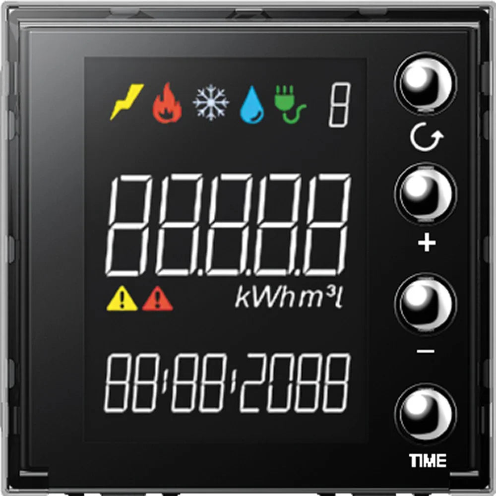 BTicino Living Light - Display Consumo Energia LN4710, Monitoraggio Efficiente, Design Elegante