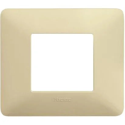 Placca BTicino Matix 2 Moduli Corda AM4802BCD - Design Elegante e Resistente in Tecnopolimero