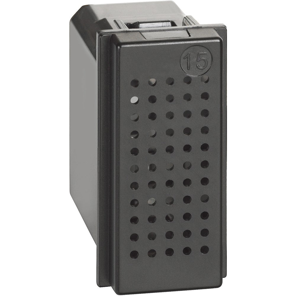 Ronzatore BTicino Living Now 12Vac 80dB black 1 module for 230Vac power, designed for efficient sound signaling.
