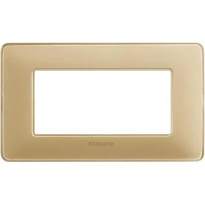 Placca 4 Moduli Bticino Matix Avorio Opaco - AM4804CAV