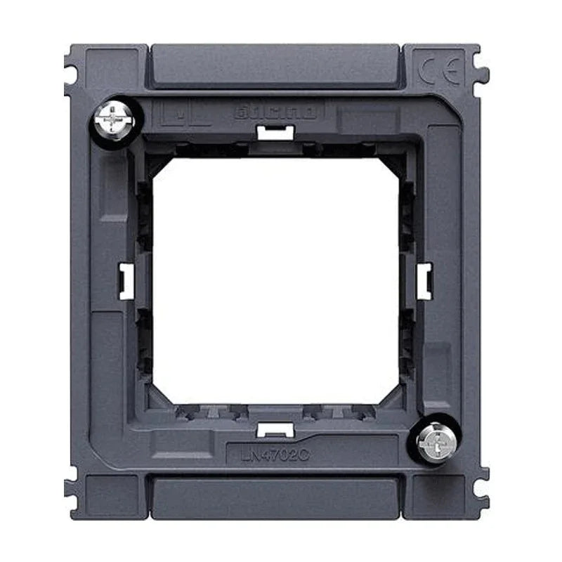 Supporto Bticino 2 Moduli Per Placche AIR LN4702C - Montaggio Semplice, Stabilità Garantita, Dimensioni Ottimali
