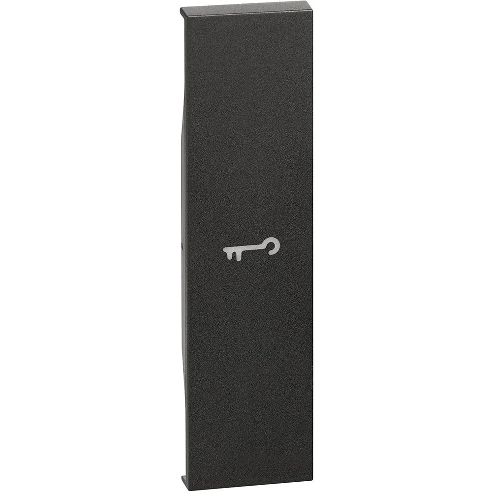 Cover Bticino Living Now con Simbolo Chiave 1 Modulo Nero - KG01F