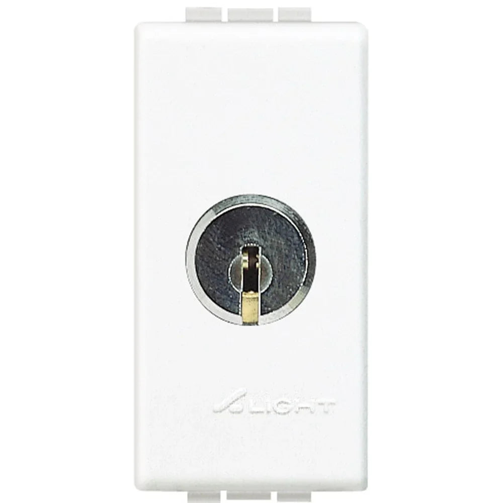 BTicino LivingLight N4012 - Interruttore a Chiave 2 Poli 16A 250V, Sicurezza e Innovazione
