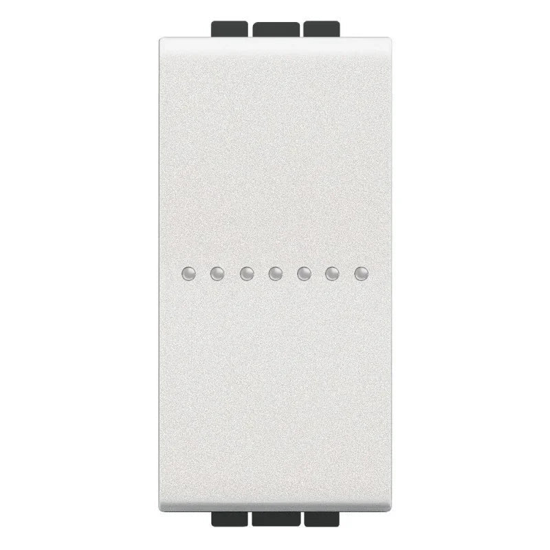 Interruttore Assiale BTicino LivingLight 10A 1P Bianco N4051N - Design Elegante e Funzionale
