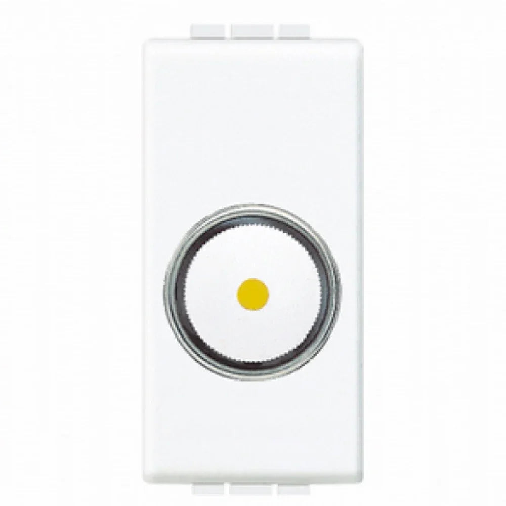 BTicino Livinglight Dimmer Resistivo N4406 - Regolazione Luce Fino a 500W, Design Elegante e Moderno
