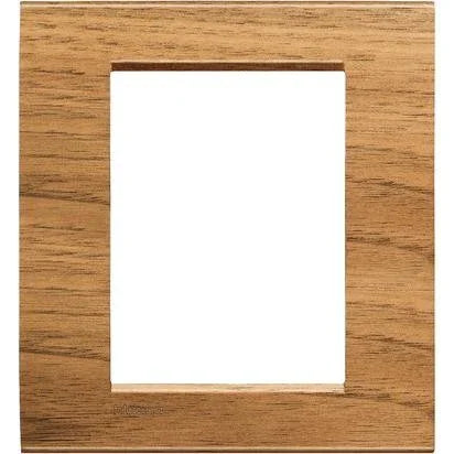Placca Quadra Living Light 3+3 Moduli in Legno Massello Noce Nazionale - BTicino LNA4826LNC