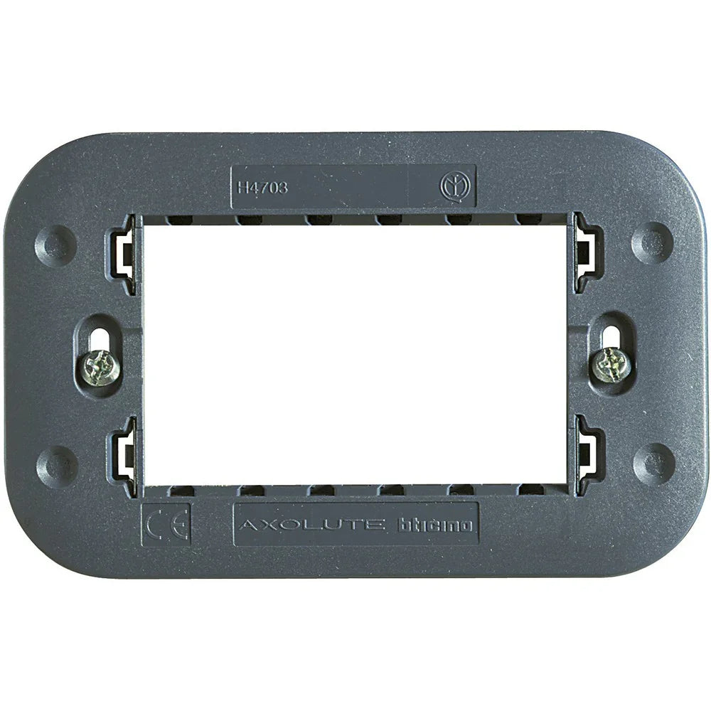 Bticino Axolute H4703 - Supporto 3 Moduli per Scatola 503