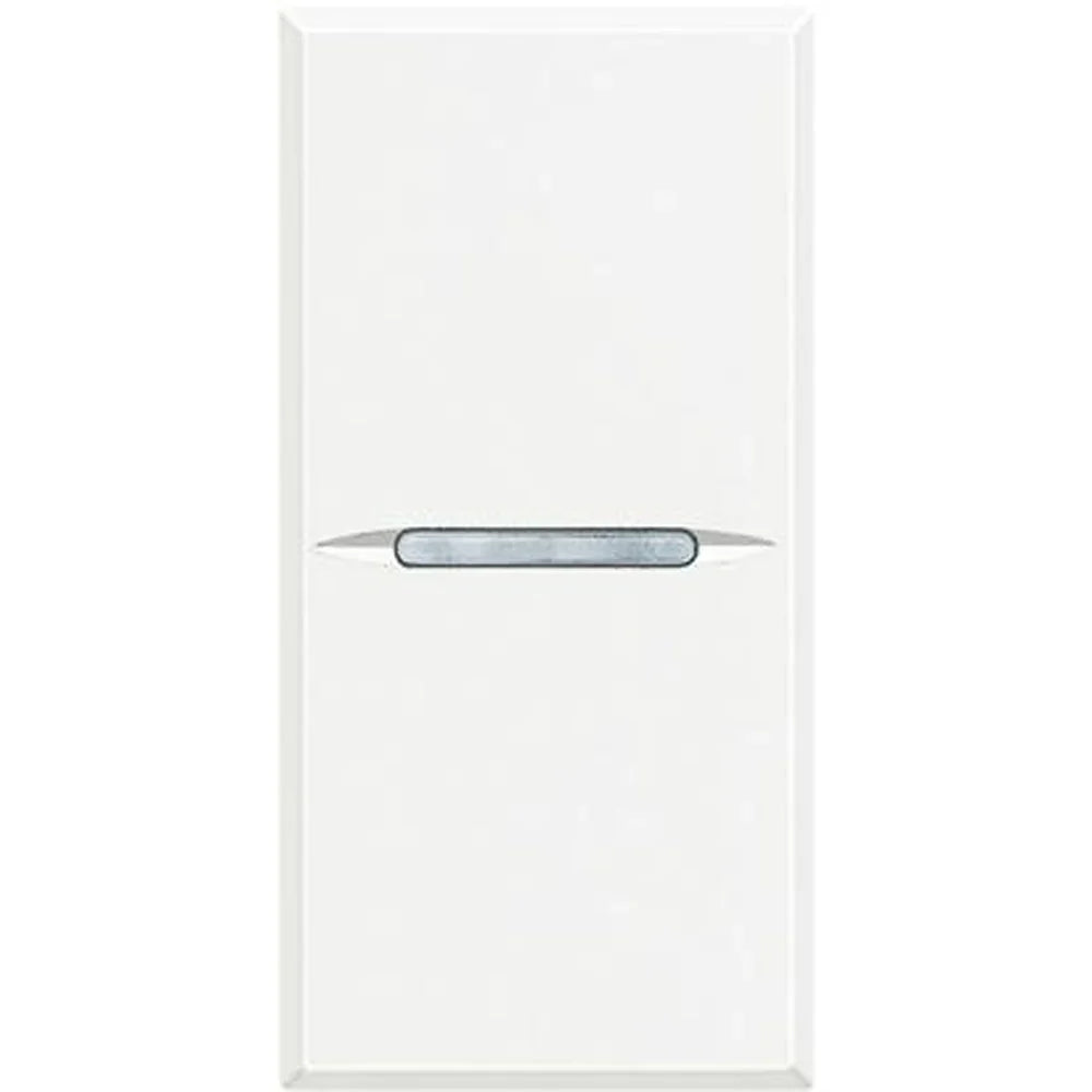 BTicino Axolute Deviatore Assiale 1P 16A Bianco HD4003N - Design Moderno e Facilità di Installazione