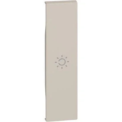 Cover Bticino Living Now con Simbolo Luce 1 Modulo Sabbia - KM01A