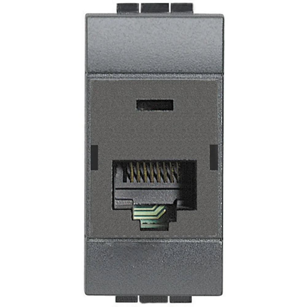Presa RJ45 UTP CAT. 5E L4262/5E - Velocità Fino a 100 Mbps, Design Compatto e Elegante
