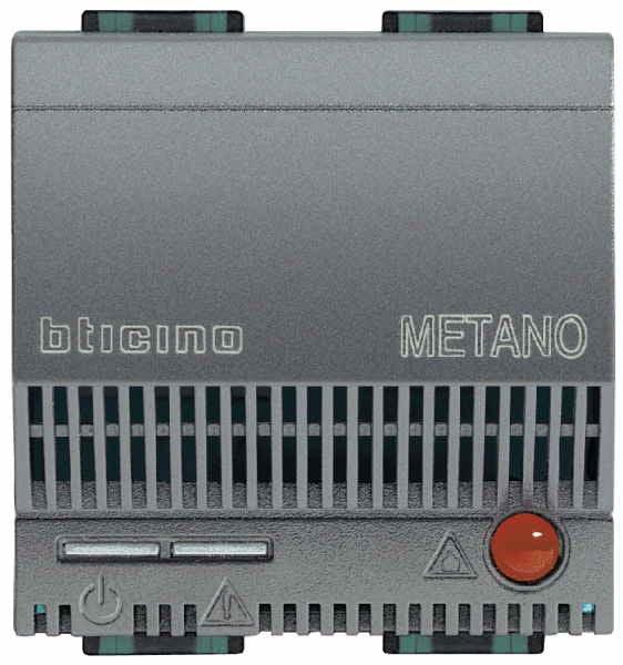 BTicino L4511/12 - Rilevatore Di Gas Metano Con Allerta Acustica 85 dB e Autodiagnosi