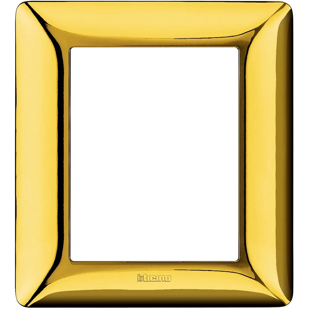 Placca BTicino Matix 3+3 Moduli Oro Lucido AM4826GOR - Design Elegante e Resistente
