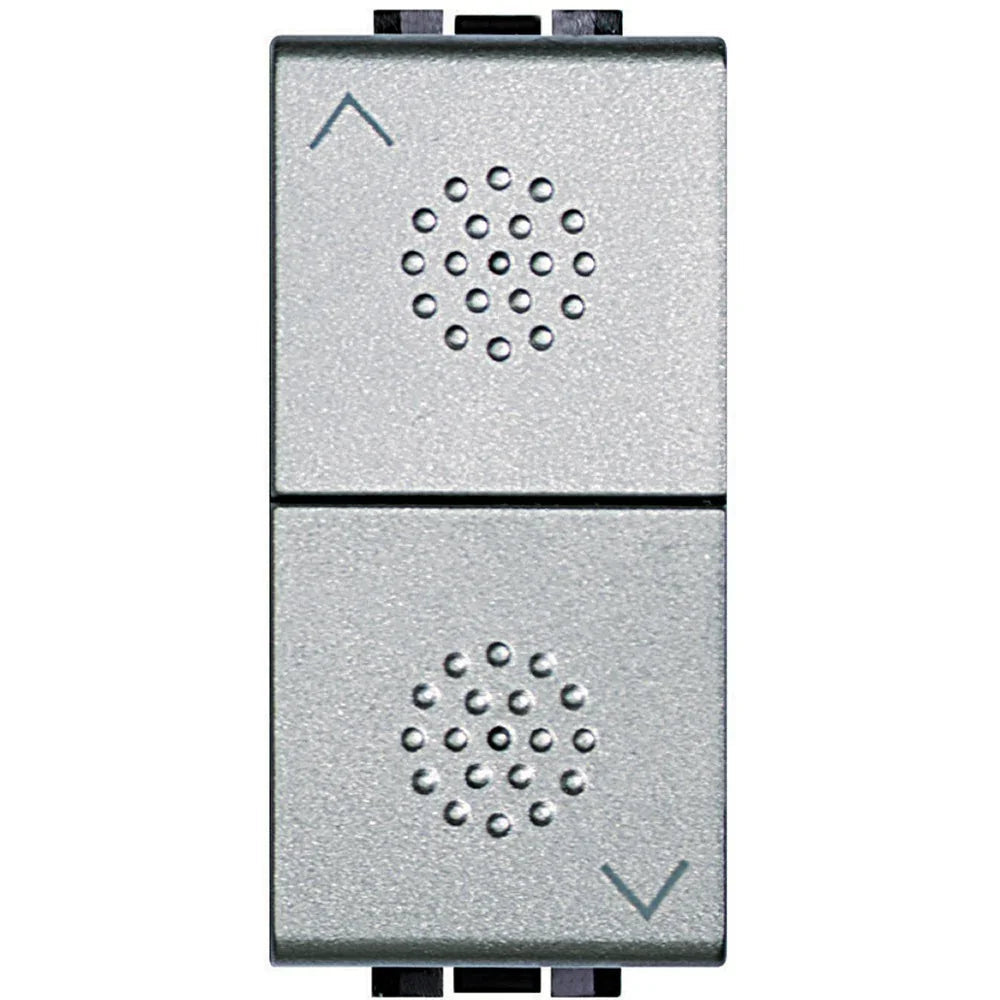 Bticino Livinglight NT4027 - Commutatore Tapparelle 1P 10A Silver (Tech)