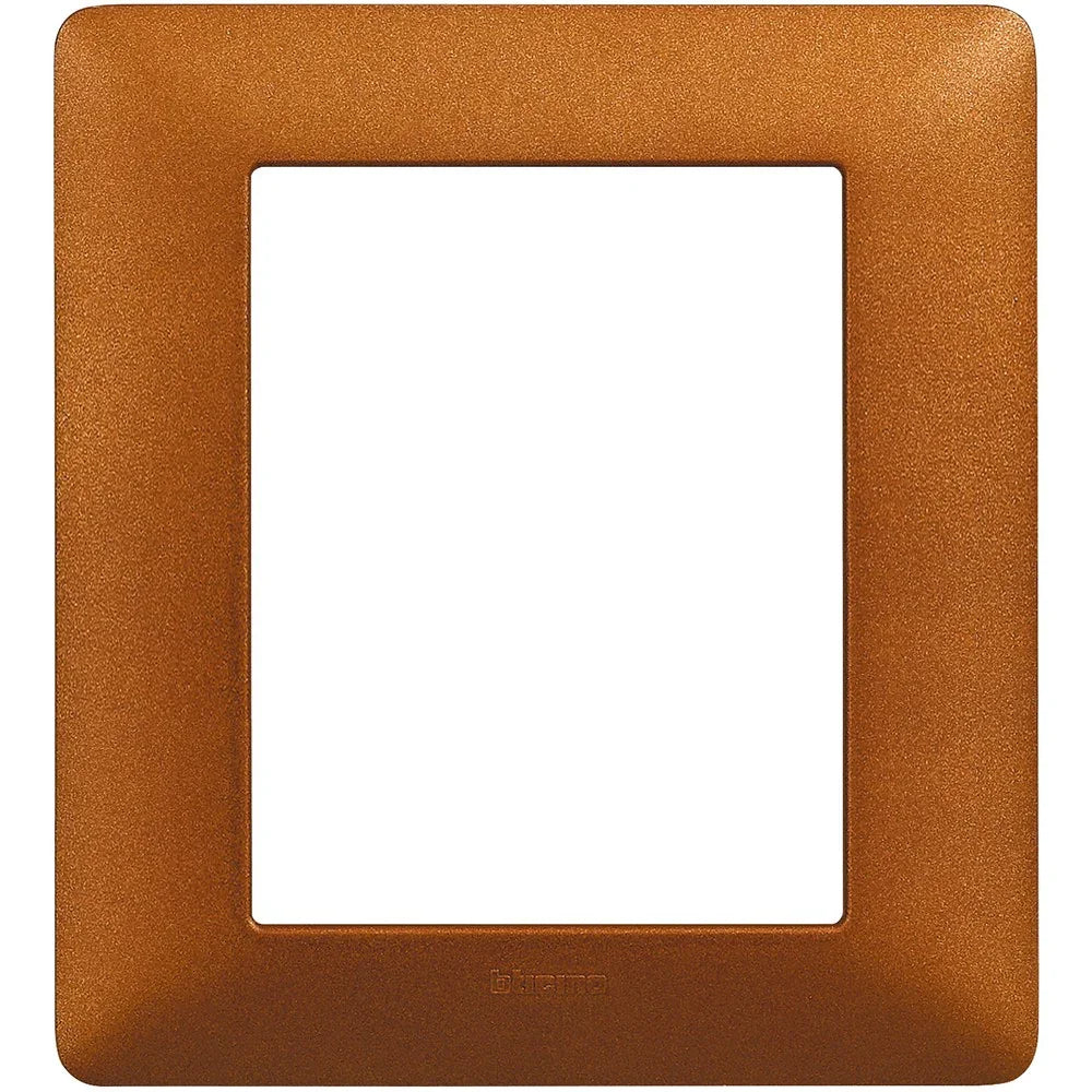 Placca BTicino Matix AM4826TRT 3+3 Moduli Rosso Terra, Design Elegante, 132x120mm