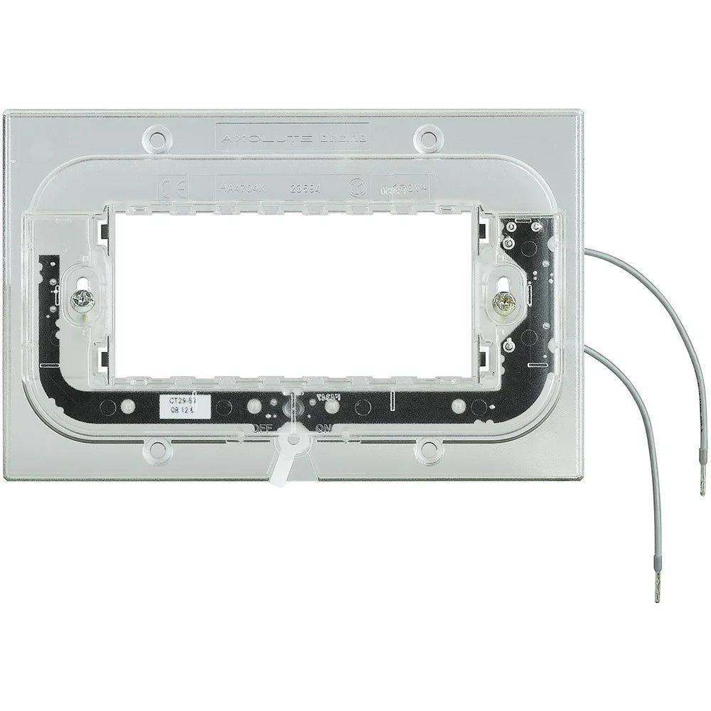 Supporto Luminoso BTicino Axolute 4 Moduli HA4704X - Compatibile, Elegante e Versatile