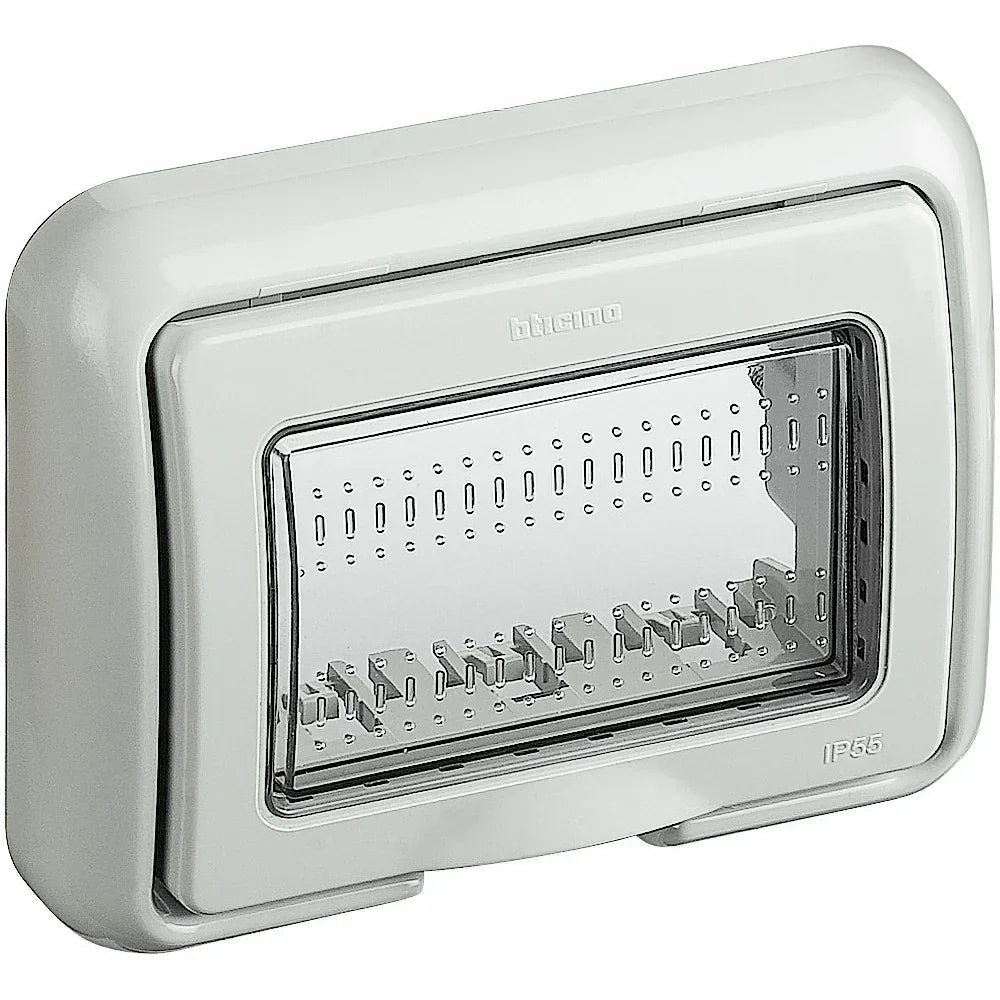Custodia Idrobox Bticino IP55 3 Moduli Grigio - 25603