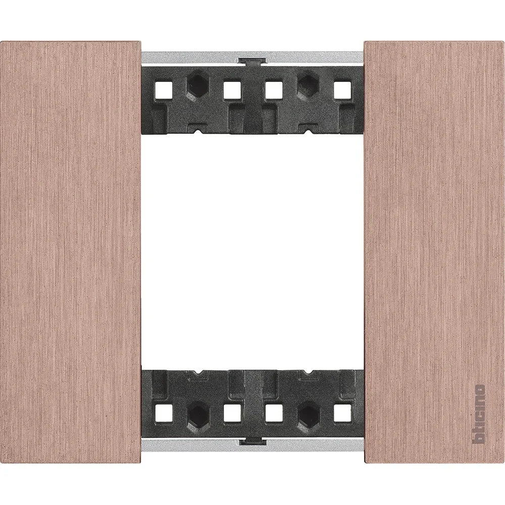 Placca Living Now 2P Rame KA4802ZM - Design Elegante, Materiale Resistente e Facile da Installare
