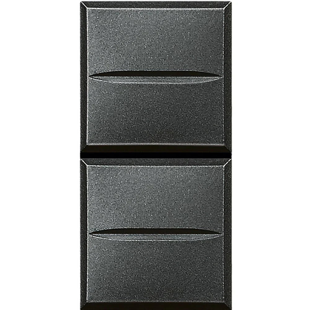 BTicino Axolute Doppio Pulsante 1P NO 10A HS4036 – Interruttore Elegante, Sicuro e Conformi alle Normative