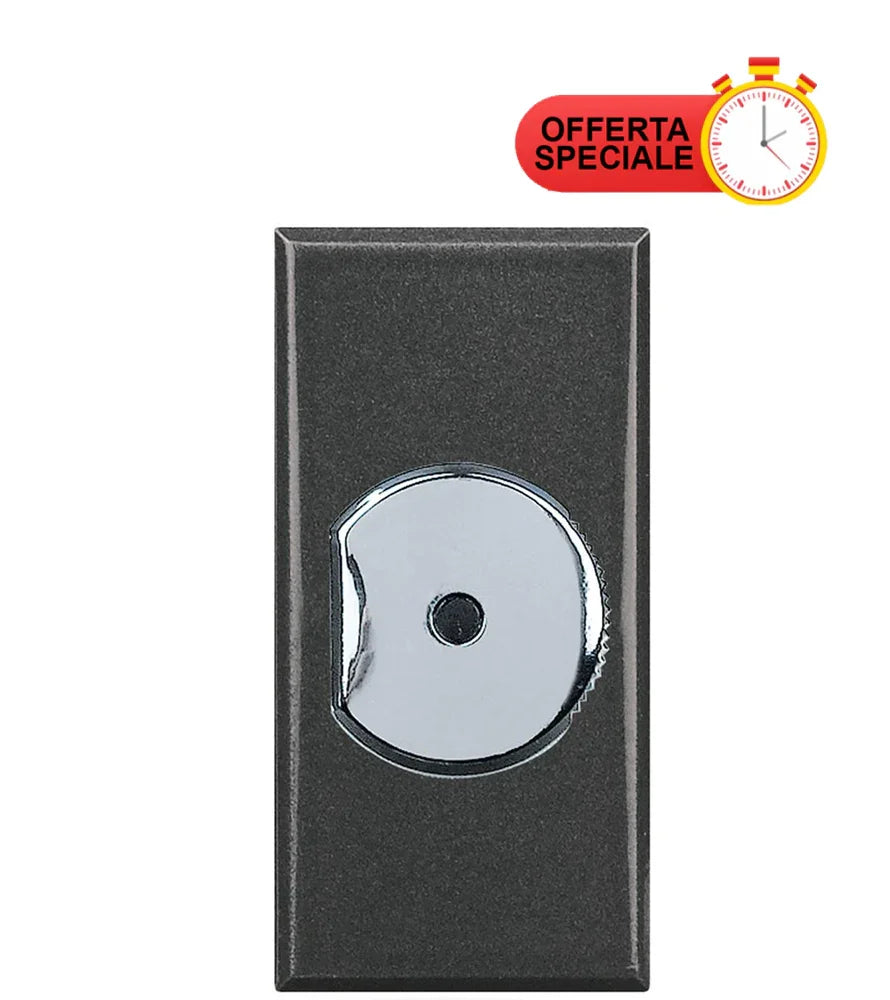BTicino Axolute Dimmer a Manopola 500W HS4402 - Controllo Illuminazione Elegante e Funzionale