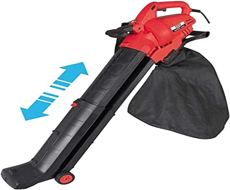 Aspiratore Soffiatore Elettrico Valex MERAK 3000W con Funzione Trituratore e Sacco