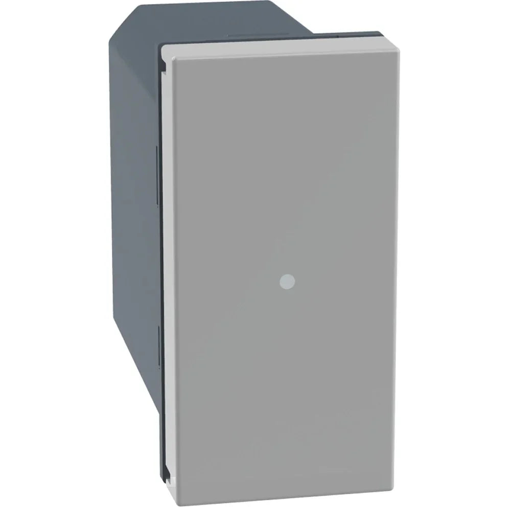 Interruttore Dimmer Connesso BTicino MatixGO 1 Modulo Grigio JG4411C - Controllo Remoto con App, 150W LED/Incandescenza
