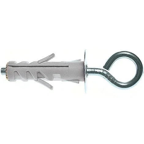 Tassello Nylon Occhiello Chiuso NOBEX COD.7740 - Resistente e Versatile, 12mm x 45mm, 100 Pezzi