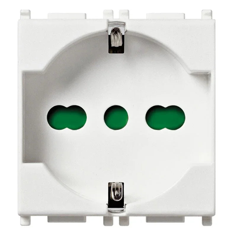 Vimar Plana Presa Universale 2P+E 16A (P40) Bianca - Articolo 14210