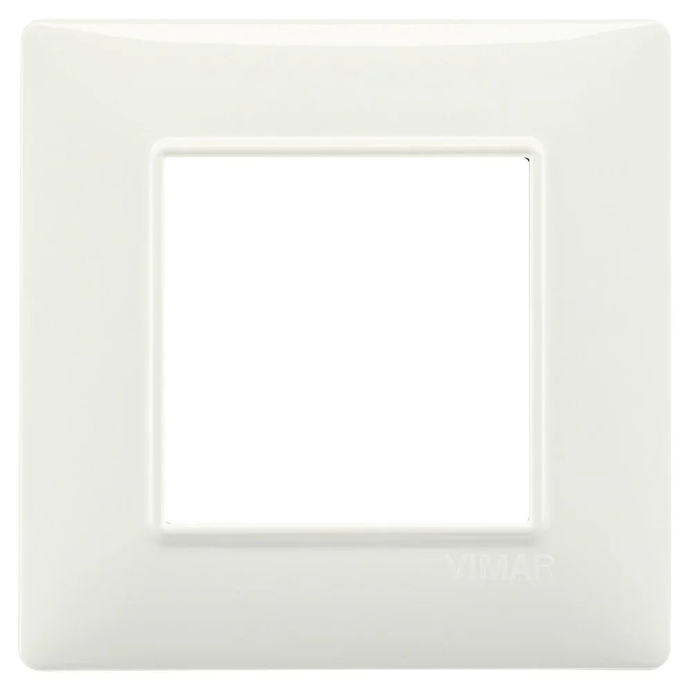 Vimar Plana Placca 2 Moduli Colore Avorio SKU 14642.02 - Design Elegante, Resistente e Funzionale
