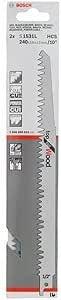 Lame Segh S-1531L X Legno - Set 5 Pz HCS per Potatura e Taglio Legno, 240 mm