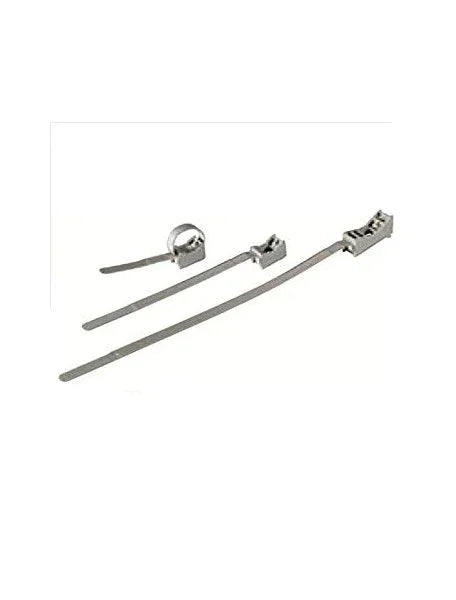 Clips Fissatubo a Fasciatta D 43/63 - FAEG, Resistente ai Raggi UV, Materiale Autoestinguente, Facile Installazione