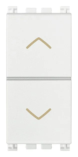 VIMAR Due Pulsanti Interbloccati NO+NO 10A 250V Bianco - Sicurezza e Affidabilità - SKU 19062.B