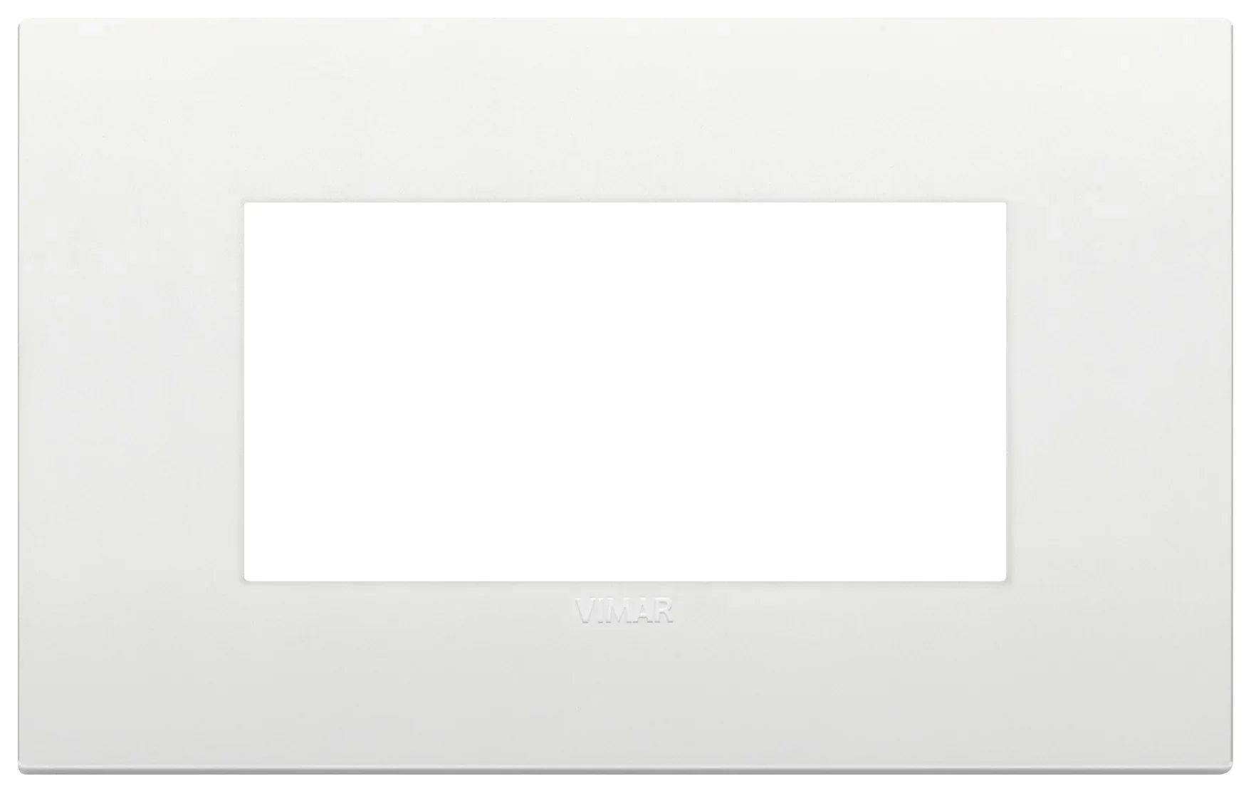 Placca VIMAR Classic 4M Bianco - SKU 19654.74, Tecnopolimero Resistente, Design Moderno