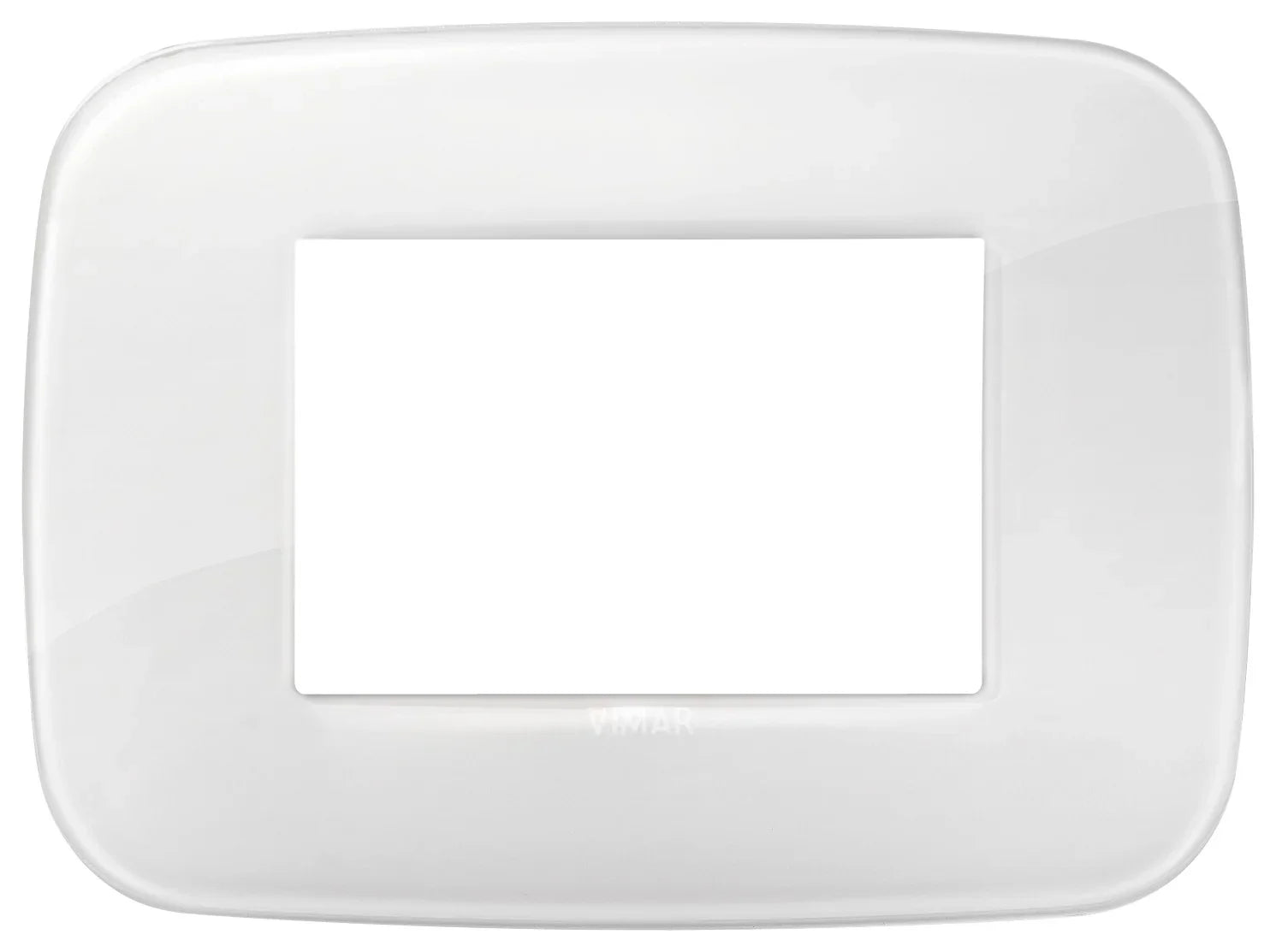 Placca Round 3M Reflex Ghiaccio VIMAR - SKU 19683.66, Design Moderno, Resistente e Facile da Installare