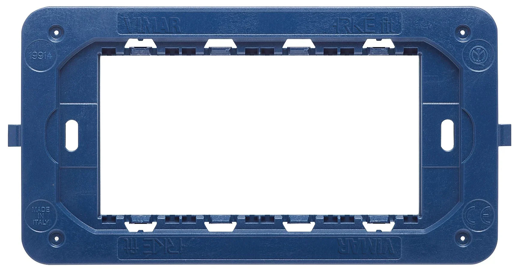 Supporto Arké Fit 4M Con Viti - Codice SKU 19914, Robusto E Versatile Per Scatole Standard Da 4 Moduli