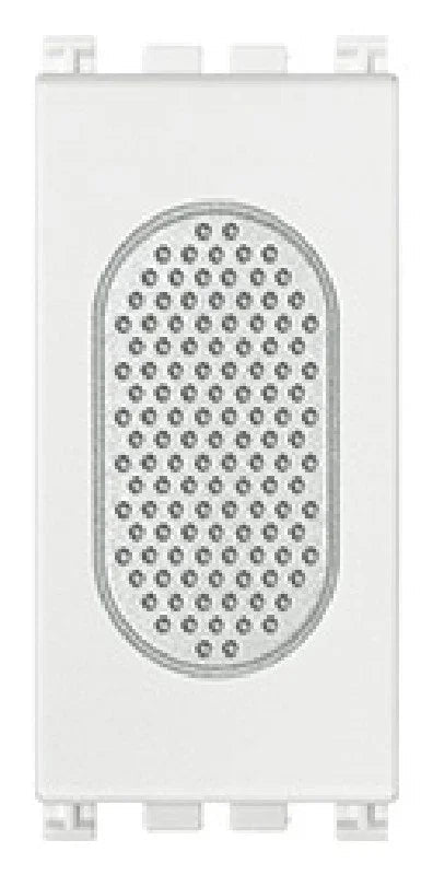 Ronzatore Arke Bianco 12V SELV 50-60 Hz - VIMAR 19375.B, Design Elegante e Facile Installazione, Sicurezza Elettrica