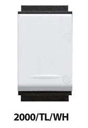 Interruttore Unipolare FEB ELETTRICA 2000/TL/WH Bianco - Design Elegante e Funzionalità Avanzata