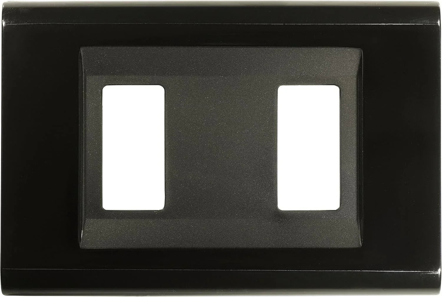 FEB 2582/N Placca 2 Moduli Nera (Compatibile Serie Magic/Laser)
