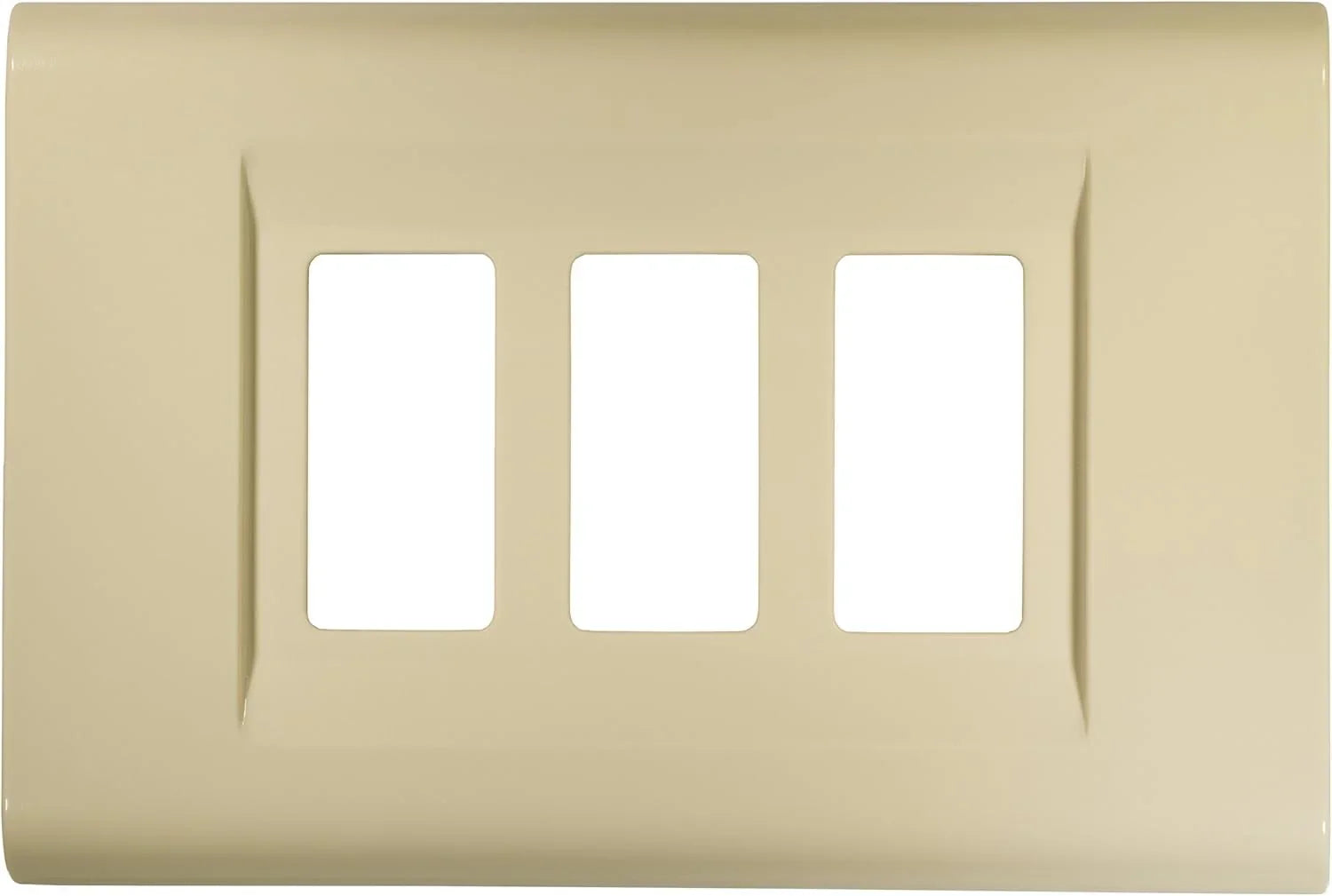 Placca Click 3F Avorio FEB 2583/A - Design Elegante, Tecnopolimero Resistente, Installazione Facile