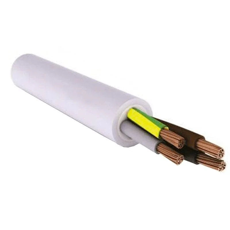 Cavo Grigio FG16OR16 3G10 mmq - Doppio Isolamento Antifiamma, PVC R16, 600/1000V