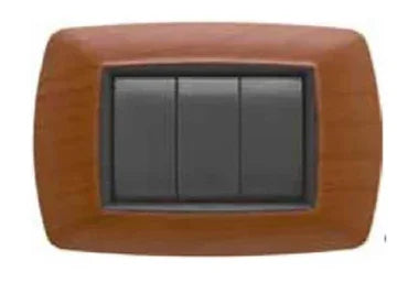 Placca FEB 2982/LC 2 Posti in Legno Chiaro - Design Elegante e Funzionale per Ambienti Moderni