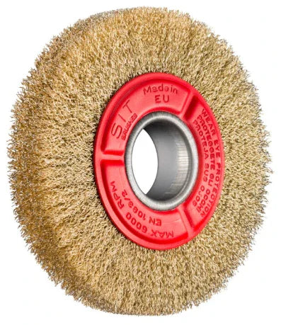 Spazzola Circolare Leggera ACC-Ott D125 BCE3122 - Filo In Acciaio Rivestito In Ottone, Versatile E Resistente