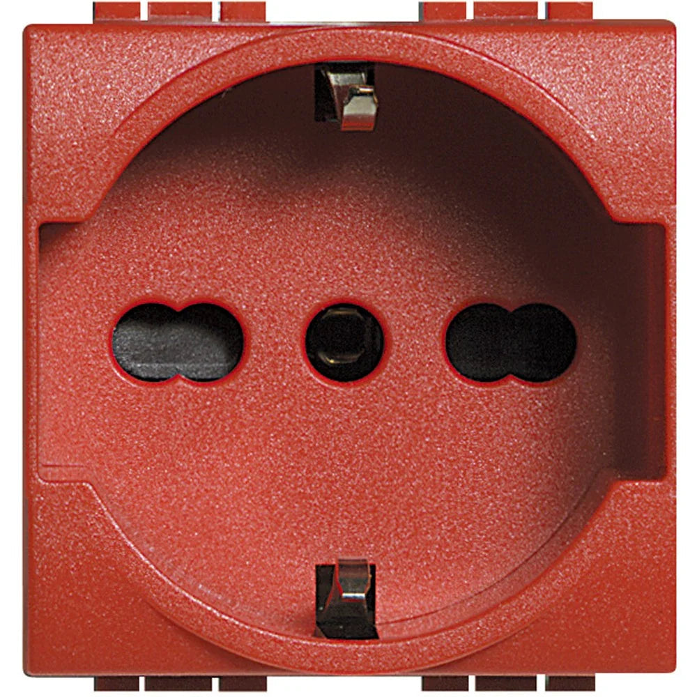 Presa UNEL BTicino L4140/16R - Bipasso, Compatibilità Italiana/Tedesca, Sicurezza e Ergonomia