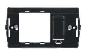 Supporto Unel + 1 Stand per Scatole Rettangolari - Codice SKU: Unel-STAND-108, Nero, 2 Moduli