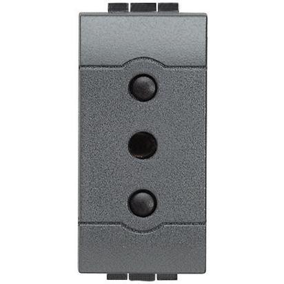 Presa 10A Bticino Livinglight Antracite - Modulo L4113