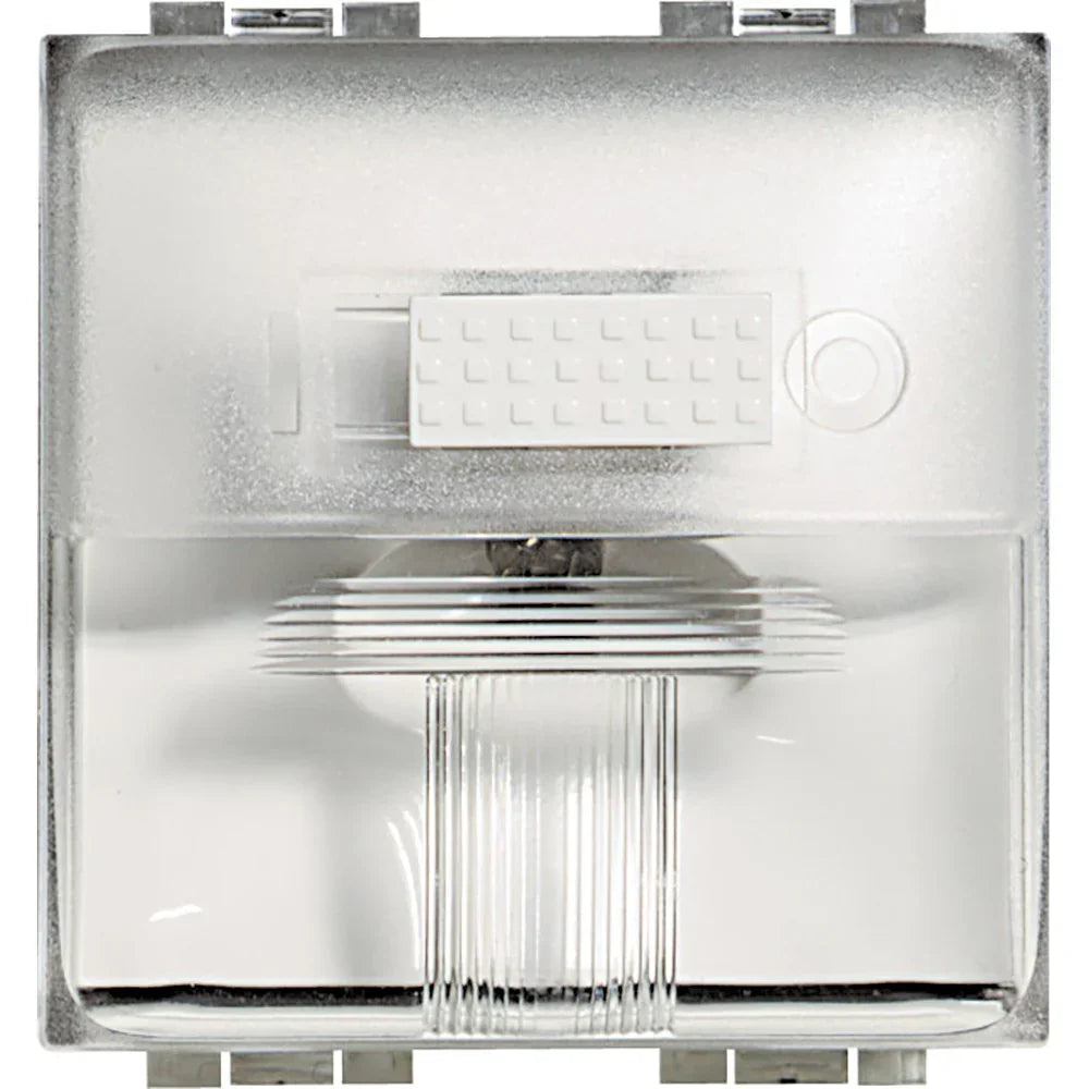 Lampada Segnapasso Living Light con LED Bianco - 12/24Vac - BTicino L4382V12V24 - Design Elegante e Funzionalità Pratica