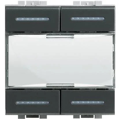 BTicino Living Light L4680KNX - Comando 4 Canali KNX per Controllo Luci e Tapparelle