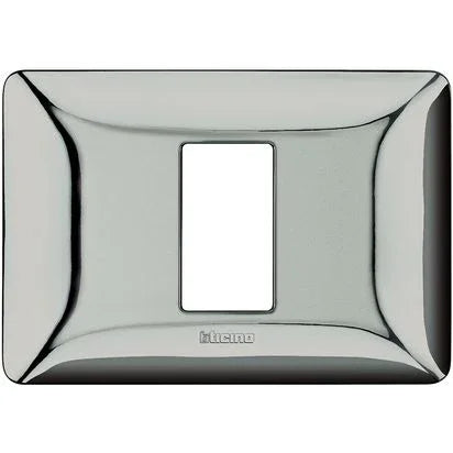 Placca Matix 1 Modulo BTicino AM4803M1GCR - Design Elegante in Tecnopolimero Cromato Lucido
