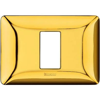 Placchetta Matix 1 Modulo AM4803M1GOR BTicino - Design Elegante in Cromo Lucido, Materiale Resistente