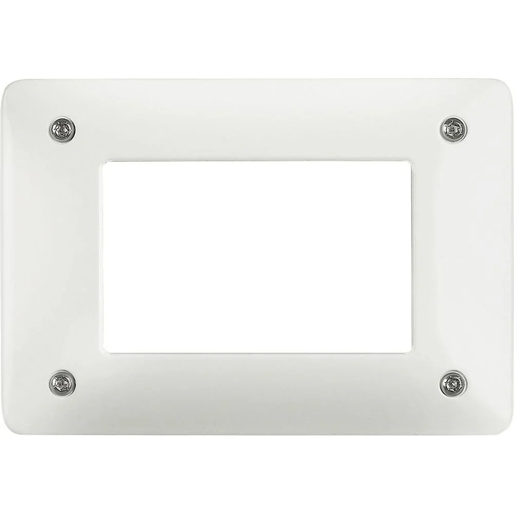 Placca Antirimozione 3 Moduli BTicino AM4803WAR in Zama Verniciata - Design Elegante e Resistente